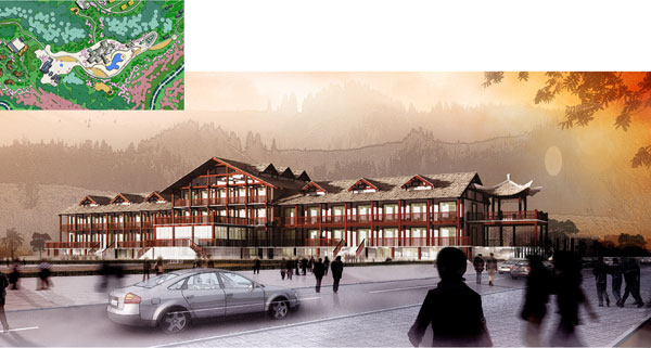 四川省成都市中國西部大自然梅花產業園控制性詳規及旅游度假項目修建性詳細規劃(圖2)
