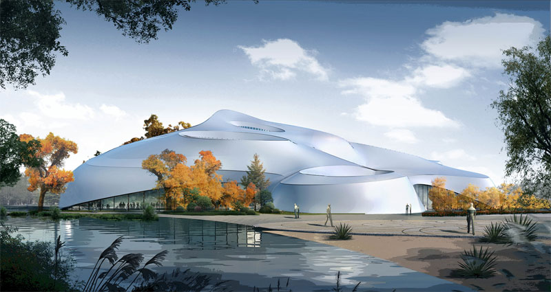 內蒙古自治區庫布齊國家沙漠公園建筑方案設計(圖2)