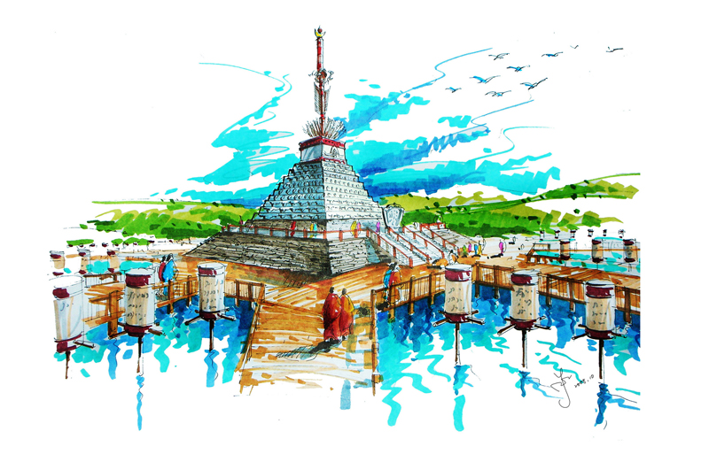 青海省青海湖景區景觀設計 (圖1)