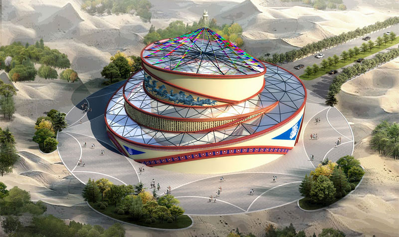 內蒙古自治區庫布齊國家沙漠公園建筑方案設計(圖3)