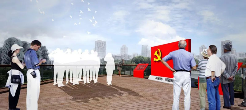 三亞市豐興隆黨群主題公園項目舉行揭牌儀式--我院又一設計項目順利落地 (圖5)
