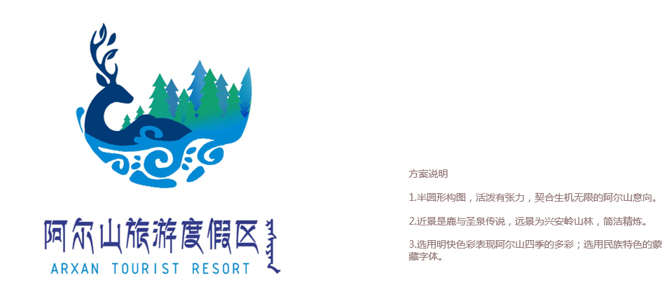 內(nèi)蒙古阿爾山旅游度假區(qū)規(guī)劃創(chuàng)建咨詢顧問項(xiàng)目文創(chuàng)logo設(shè)計(jì)(圖3)