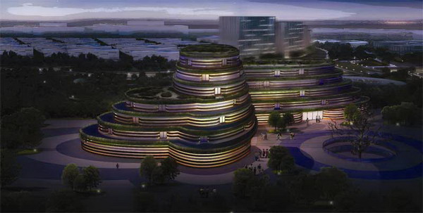 甘肅省張掖市濱河新區建筑方案設計(圖3)
